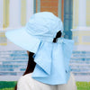 Woman Sun Protected Outdoor Cap